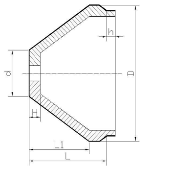 网架锥头示意图