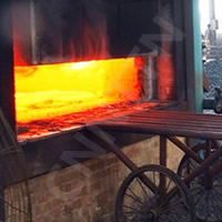 焊接球原材料加热